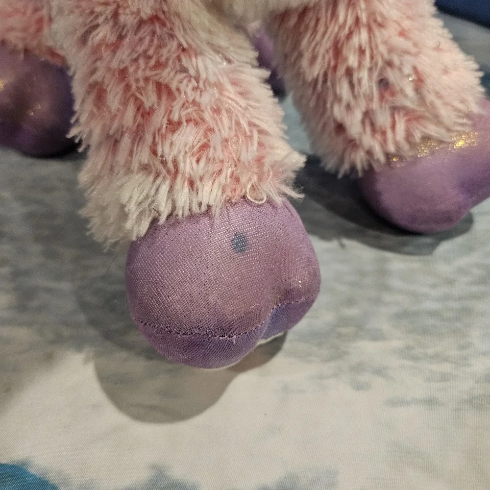 Build A Bear Pink Unicorn Arctic Fox Reindeer Plush Bundle BAB 14-16